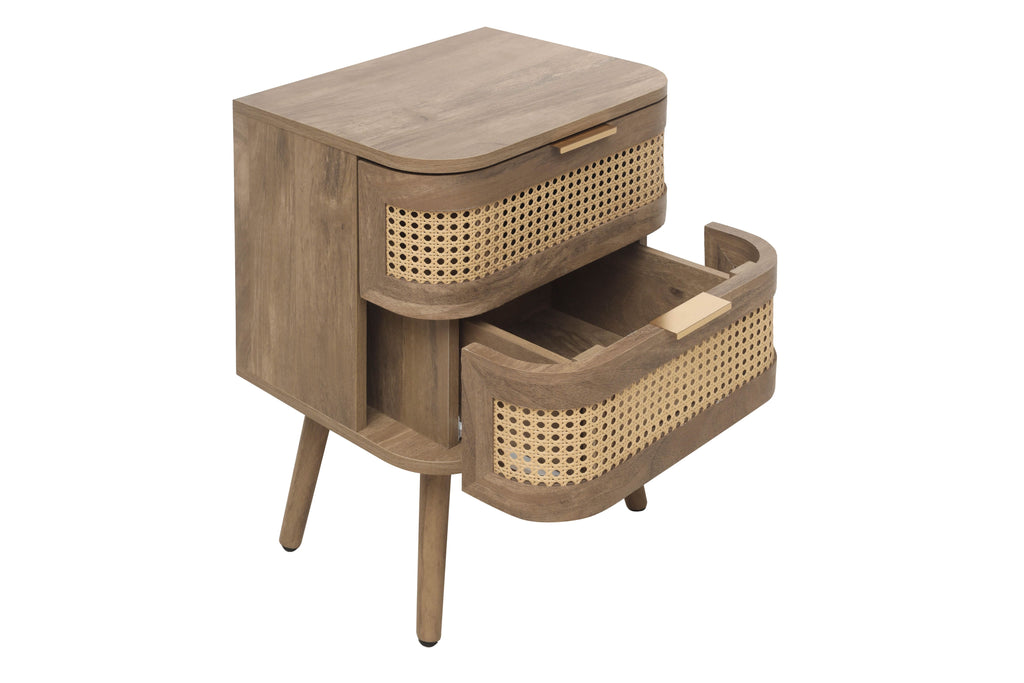 Noah 2 Drawer Bedside