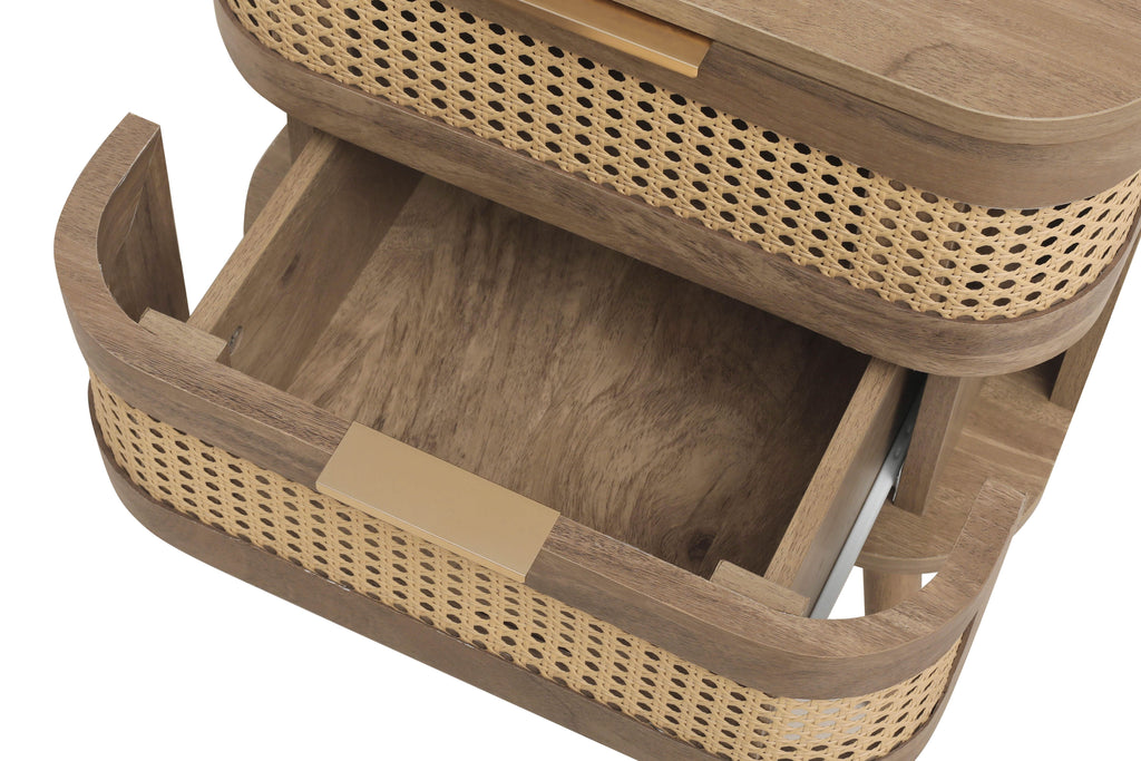 Noah 2 Drawer Bedside