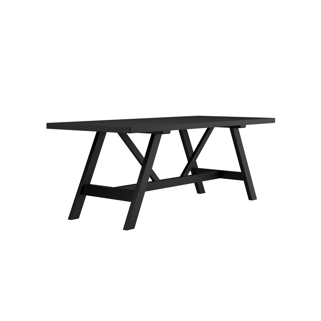 NANTUCKET MATTE BLACK DINING TABLE