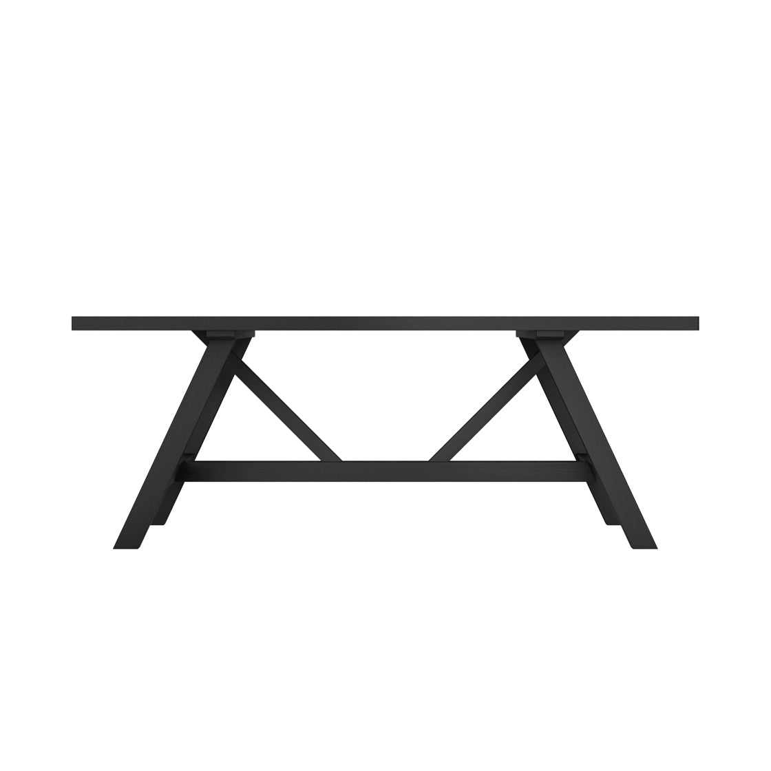 NANTUCKET MATTE BLACK DINING TABLE