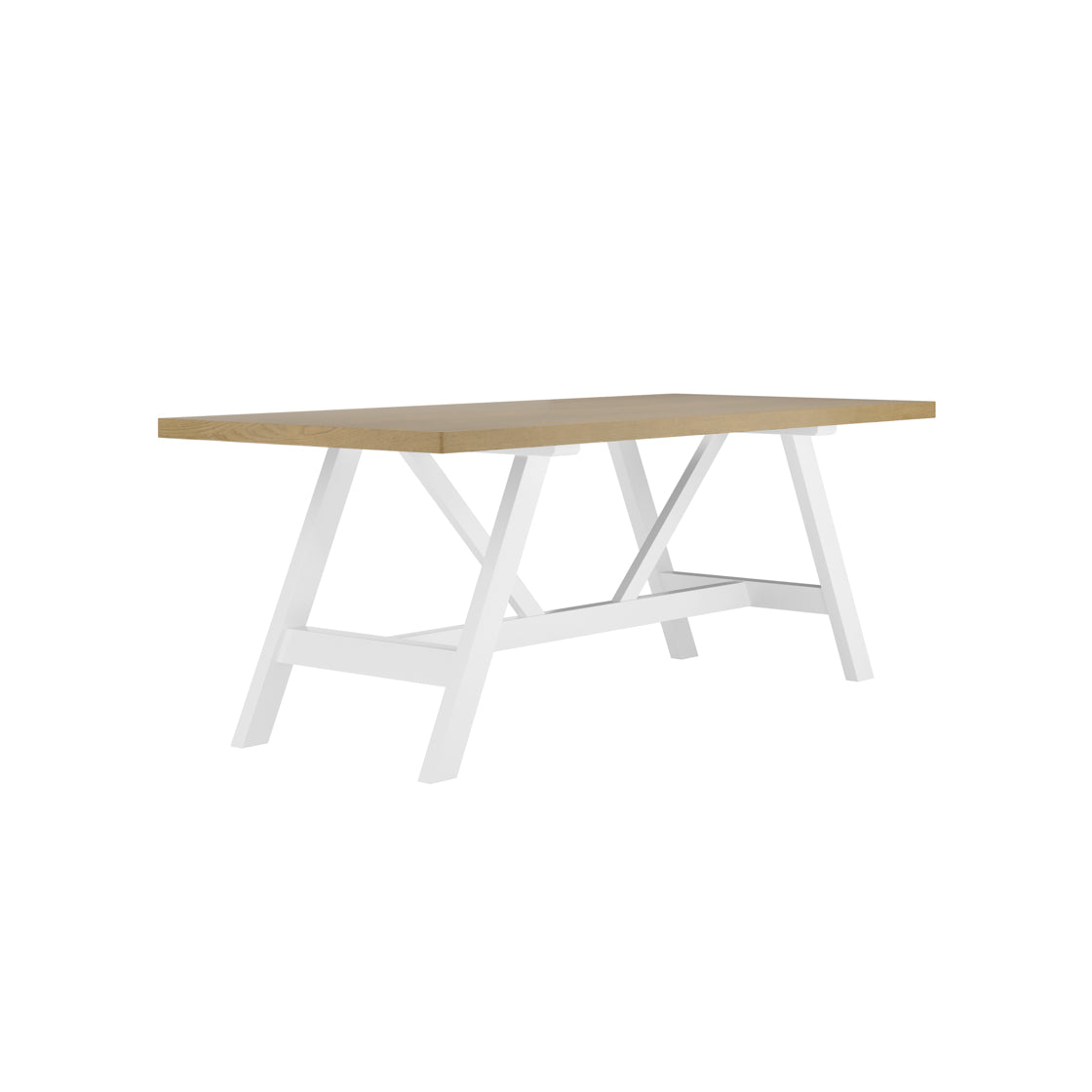 NANTUCKET LATTE / WHITE DINING TABLE