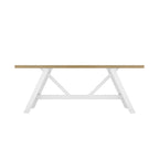 NANTUCKET LATTE / WHITE DINING TABLE