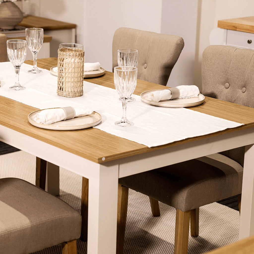 Naples Dining Chair Beige (Pack of 2)