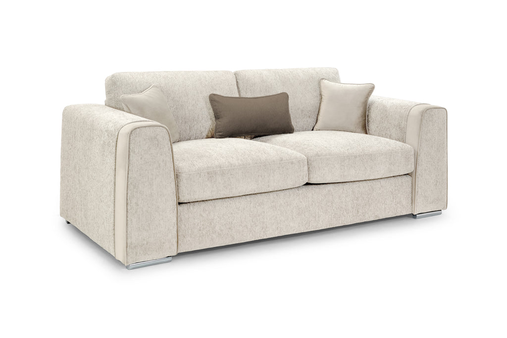Naples Sofa Beige 3 Seater