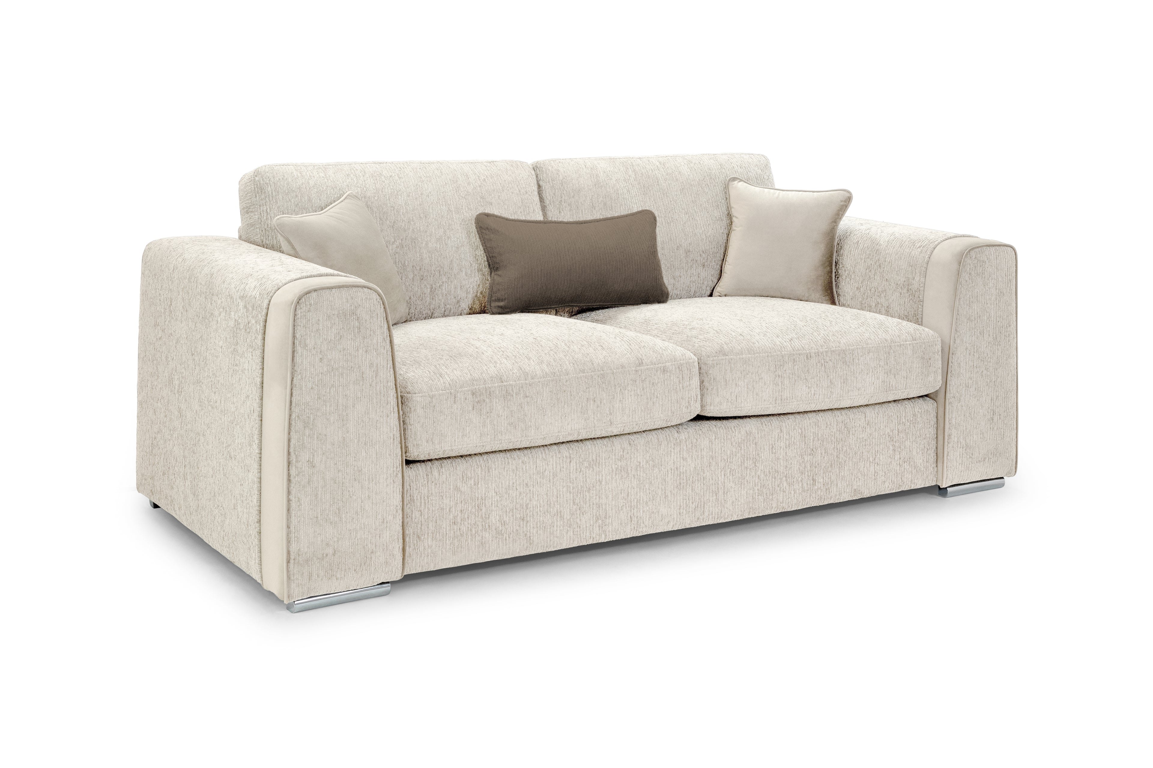 Naples Sofa Beige 3 Seater