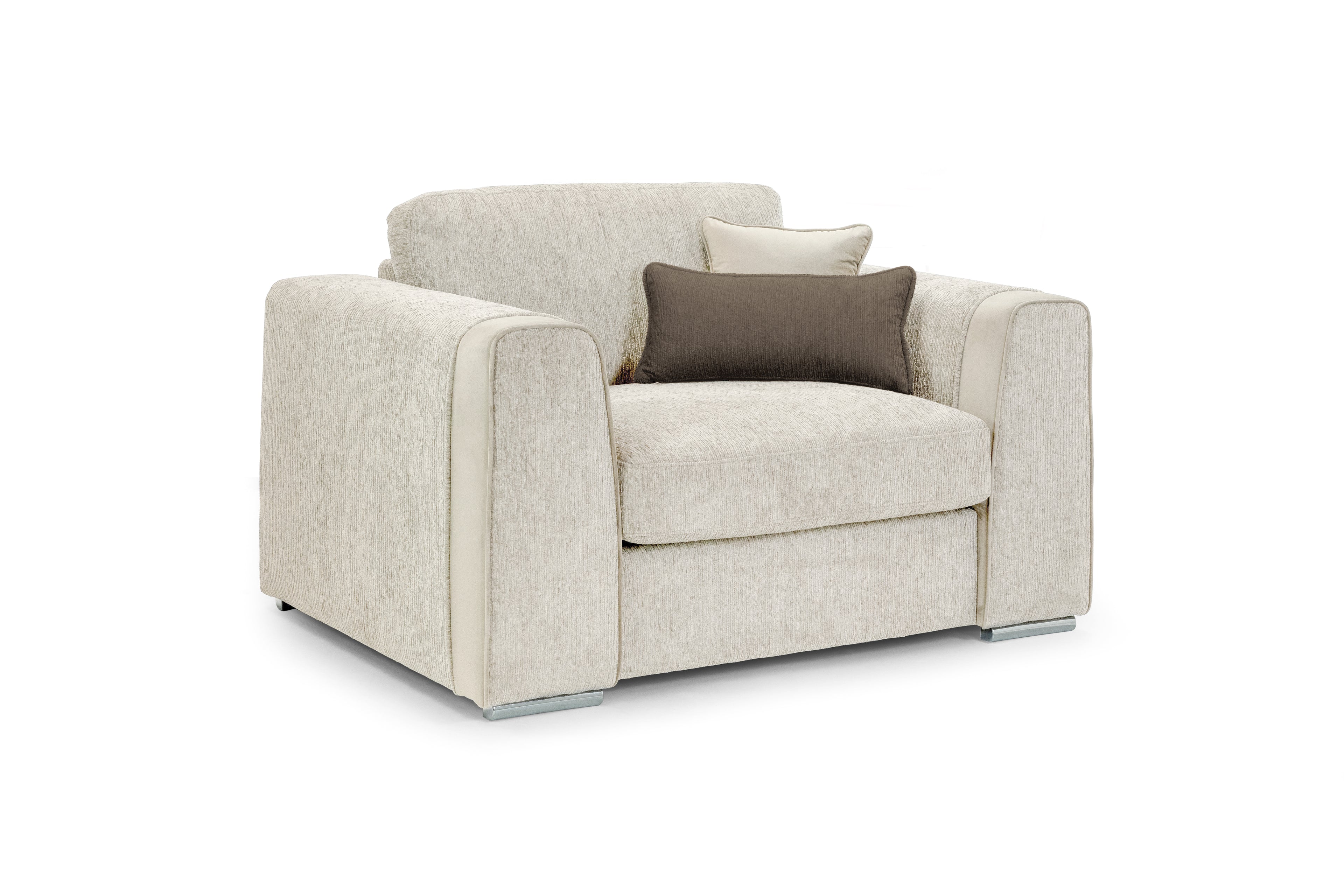 Naples Sofa Beige Armchair