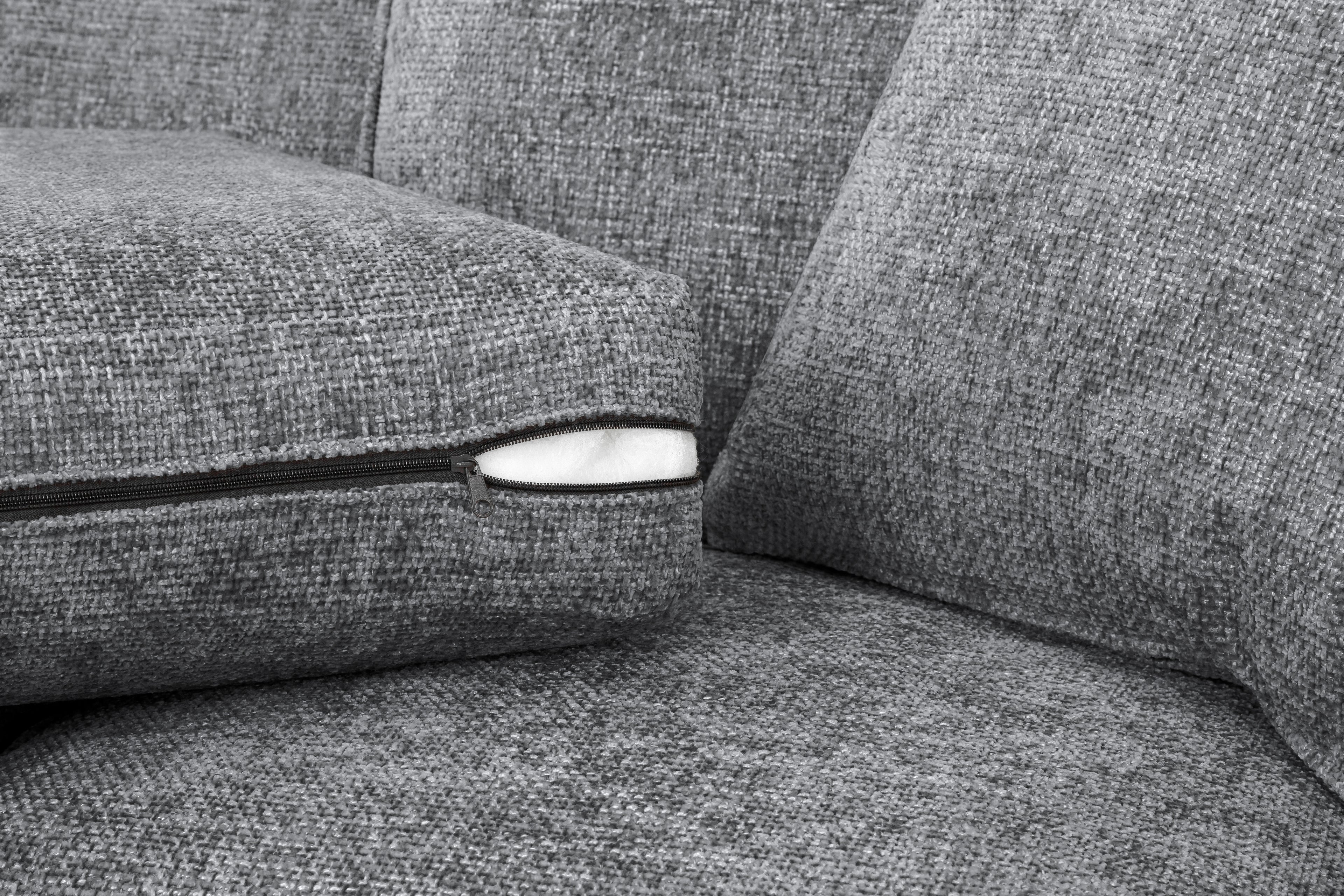 Nebraska Sofa Slate 3 Seater