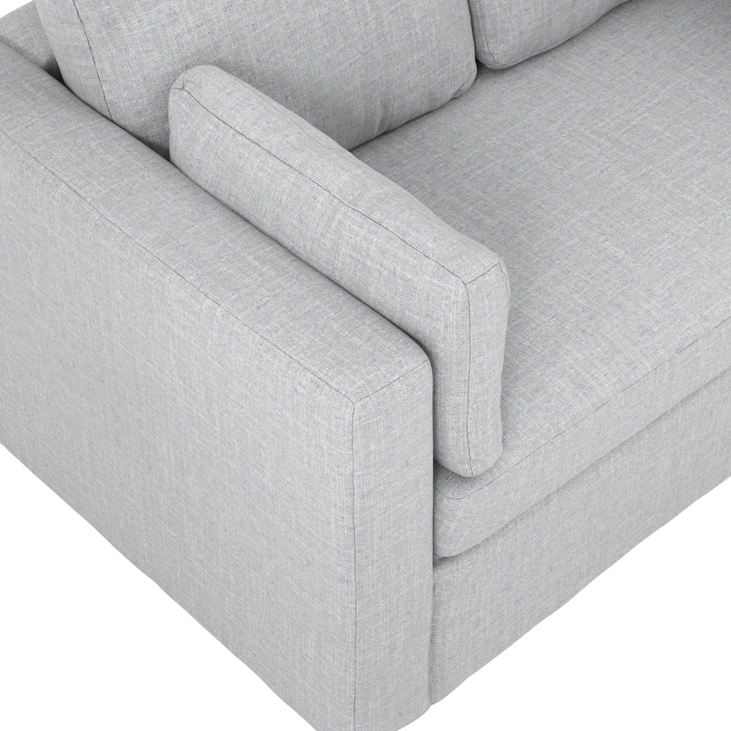 NEWPORT LIGHT GREY 2 SEATER SOFA