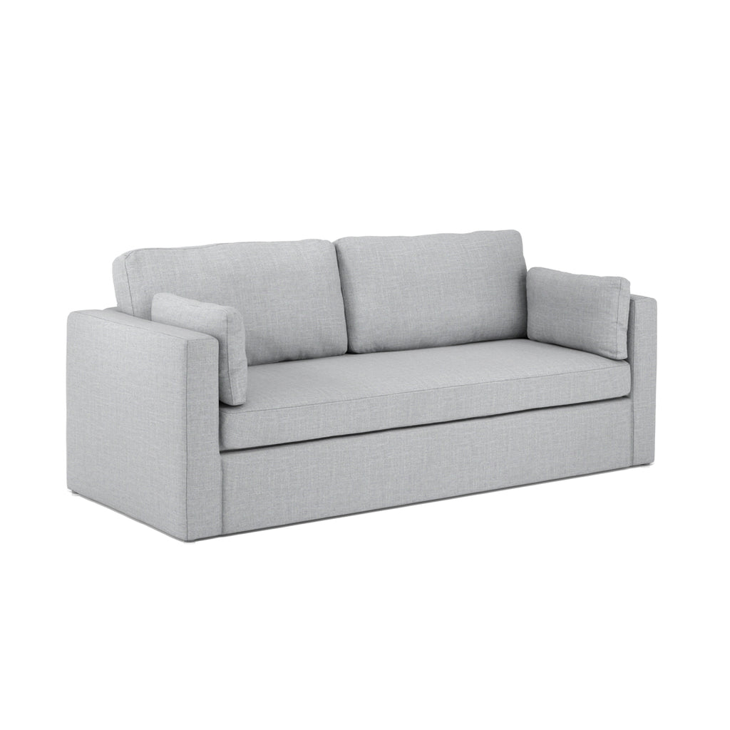 NEWPORT LIGHT GREY 3 SEATER SOFA
