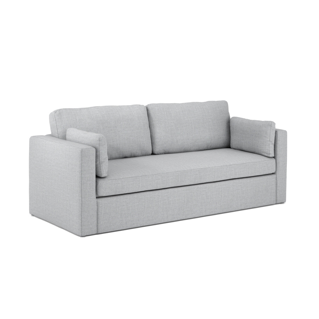 NEWPORT LIGHT GREY 3 SEATER SOFA