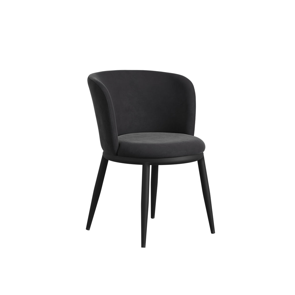 NOVA BLACK / BLACK DINING CHAIR