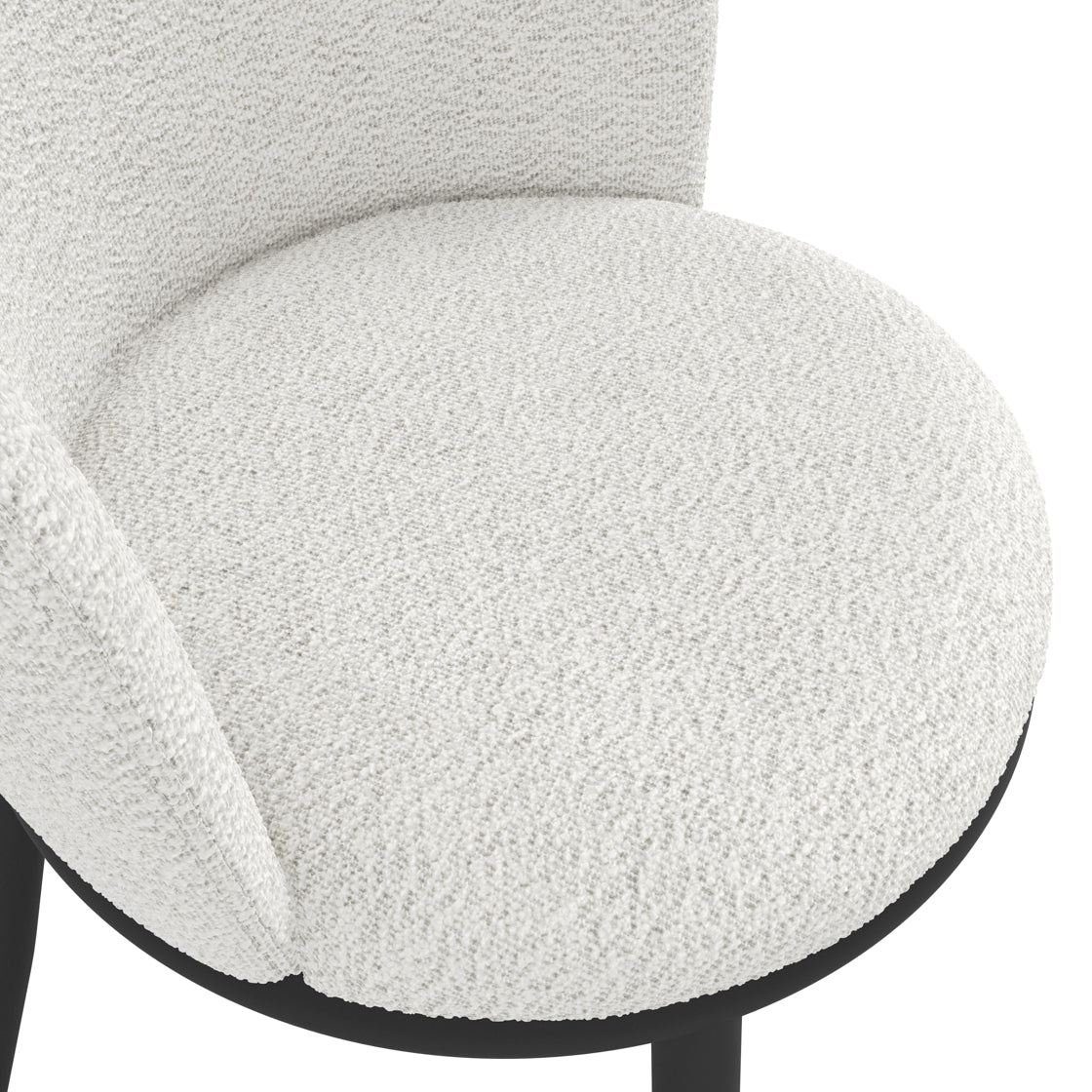 NOVA IVORY / BLACK DINING CHAIR