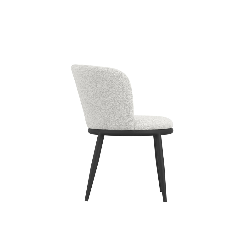 NOVA IVORY / BLACK DINING CHAIR