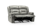 Novie Manual Recliner Sofa 2 Seater Sofa Grey