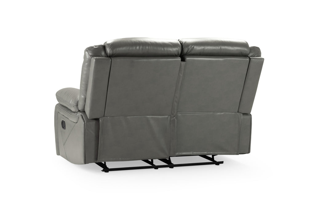 Novie Manual Recliner Sofa 2 Seater Sofa Grey