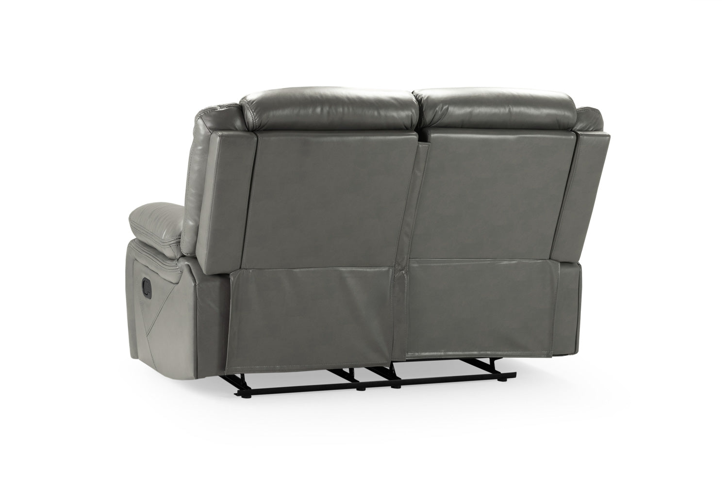 Novie Manual Recliner Sofa 2 Seater Sofa Grey