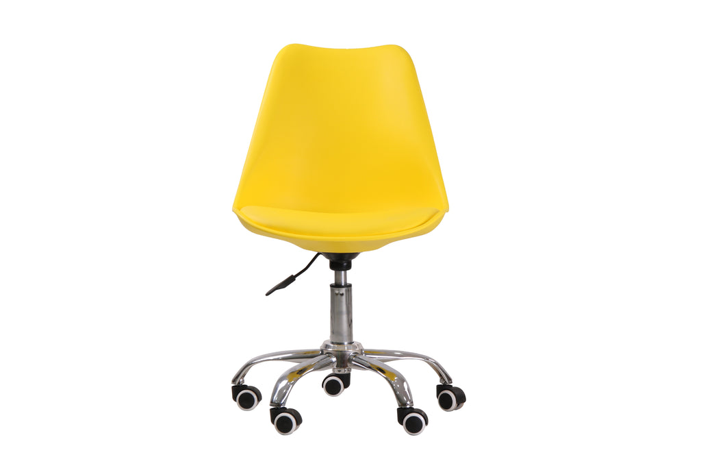 Orsen Swivel Office Chair Yellow