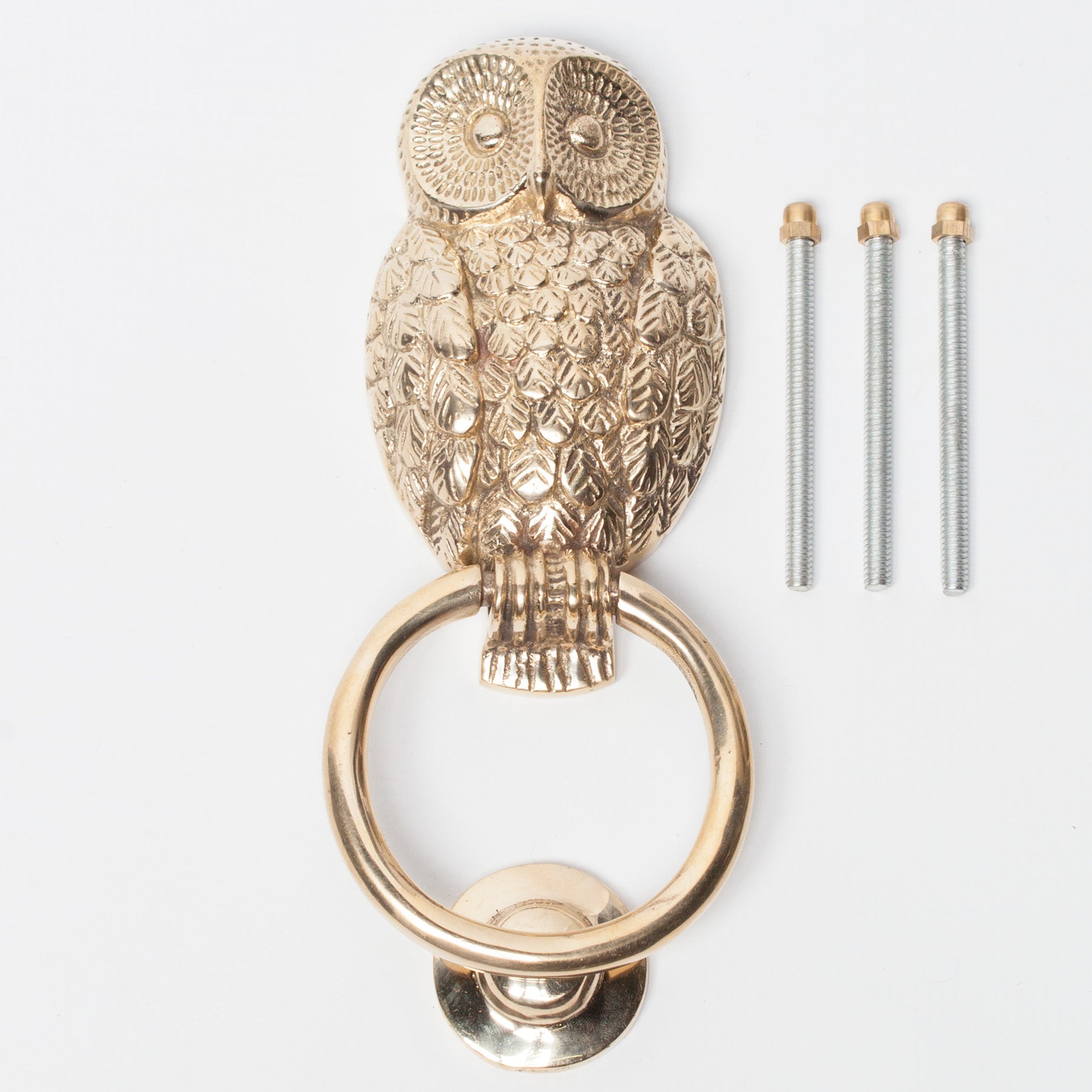 Brass Owl Door Knocker