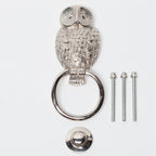 Chrome Owl Door Knocker