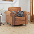 Oakland Sofa Tan Armchair
