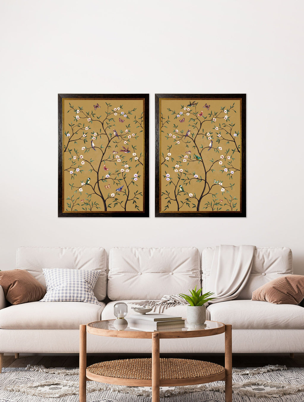Tree of Life Ochre Set of 2