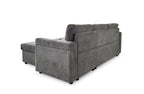 Omniya Sofabed Grey Universal Left Or Right Corner with Storage