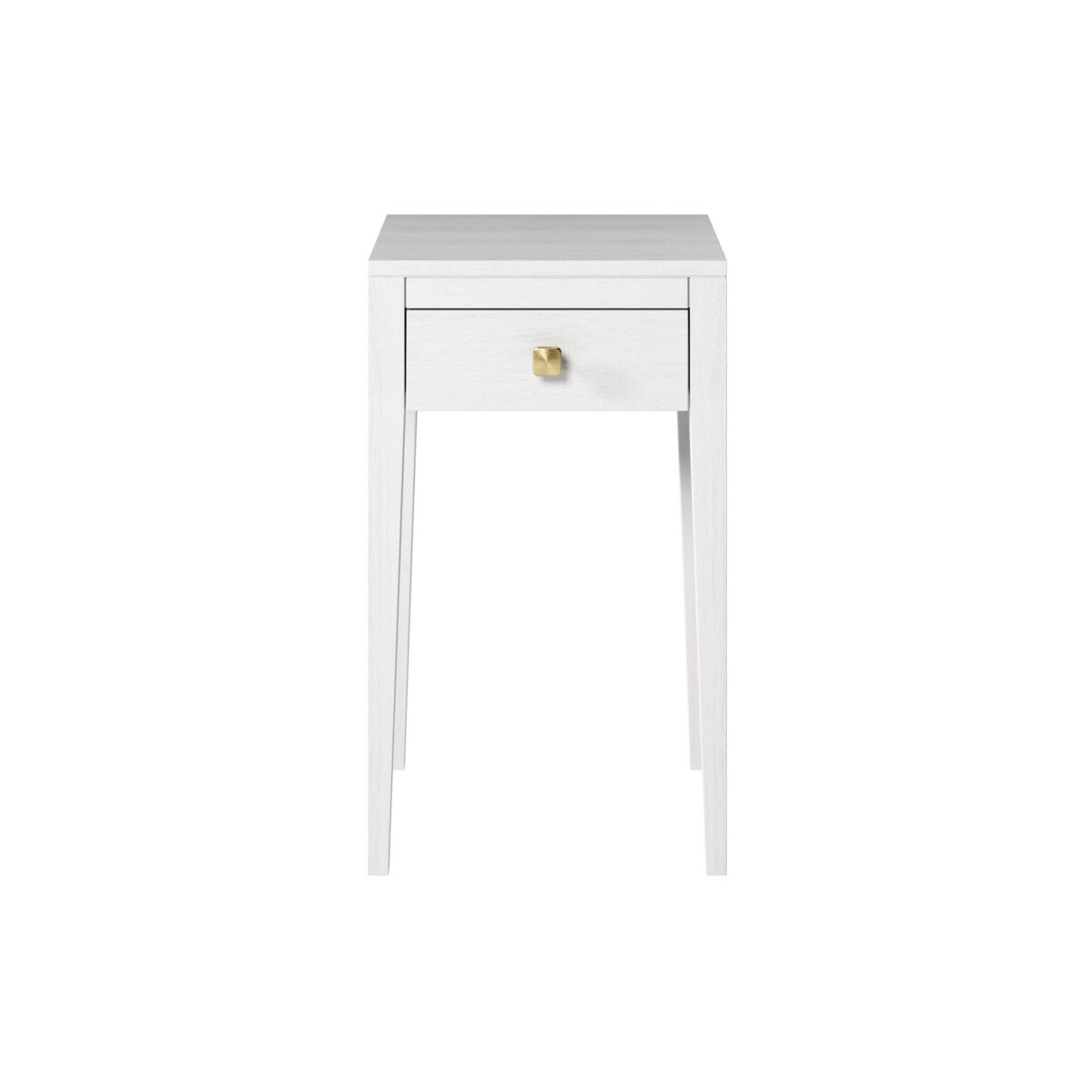 Pablo Bedside White One Drawer