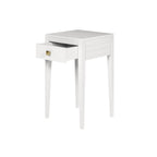 Pablo Bedside White One Drawer