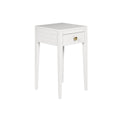 Pablo Bedside White One Drawer