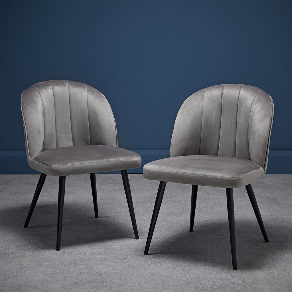 Orla Dining Chair Grey (Set Of 2)