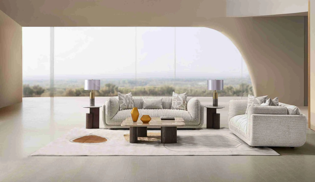 Oxford Sofa 3 Seater in Cream