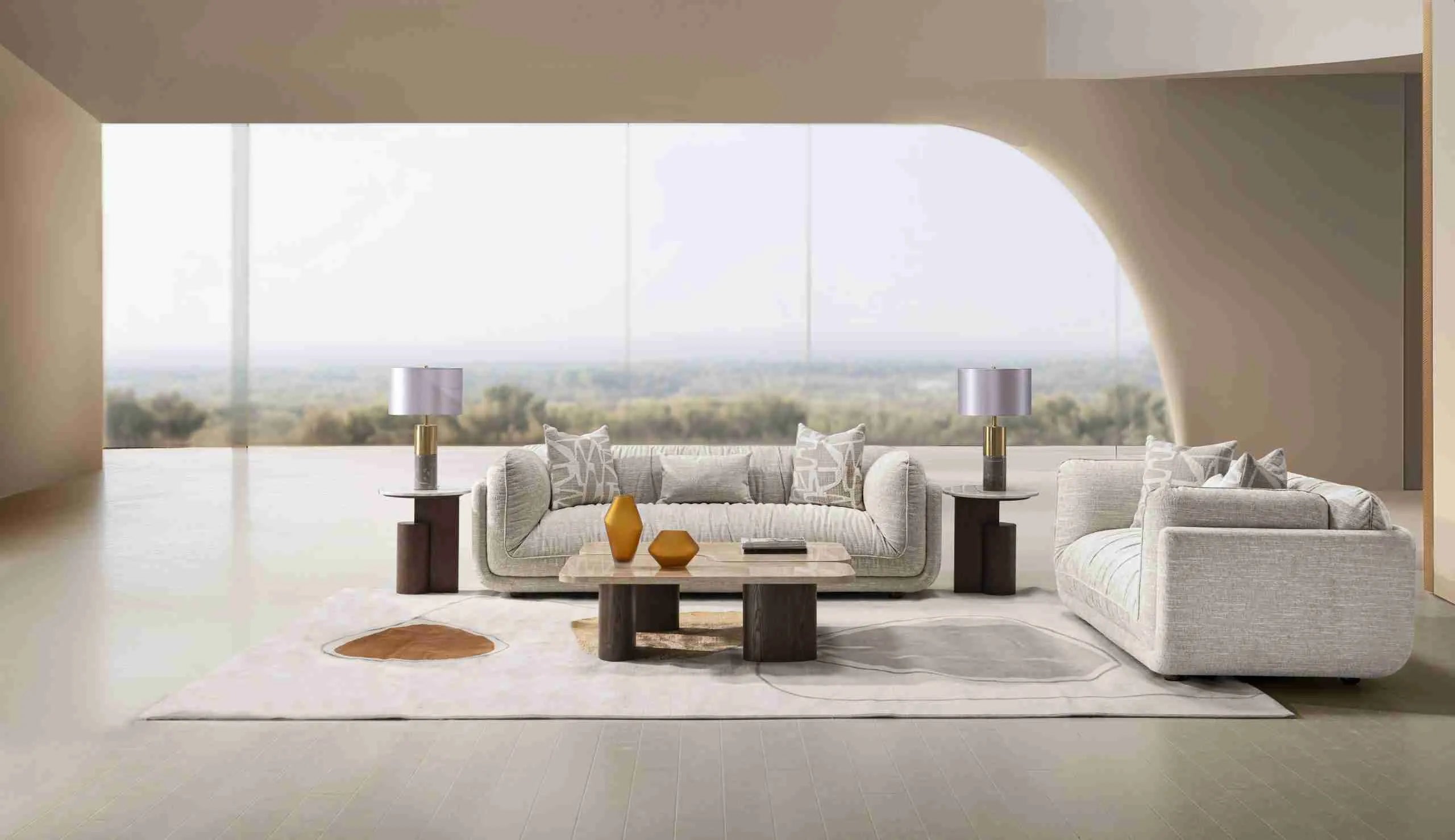 Oxford Sofa 3 Seater in Cream