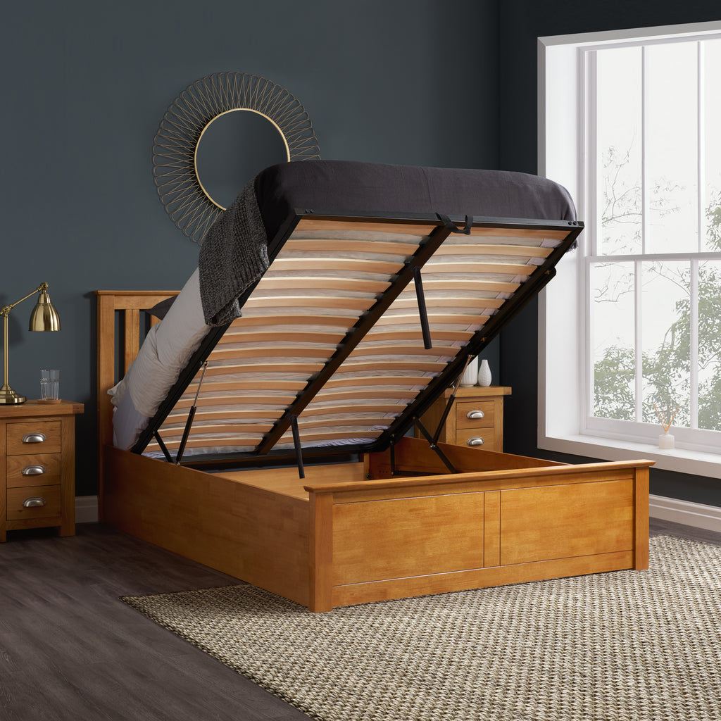 Phoenix Double Ottoman Bed