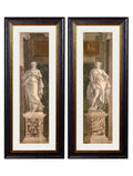 c.1760 Allegorical Figures Representing Grammar and Arithmetic