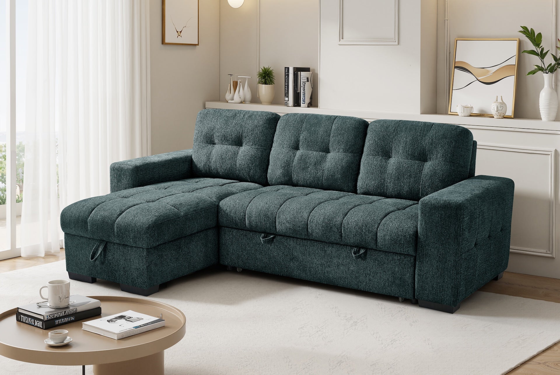 Palermo Universal Corner Sofabed Blue Eastley | Kip | Quercioli | Barete | Metropolitan | Portobello | Aissa Style