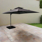 Dark Grey 3 x 3 Meter Parasol And Base