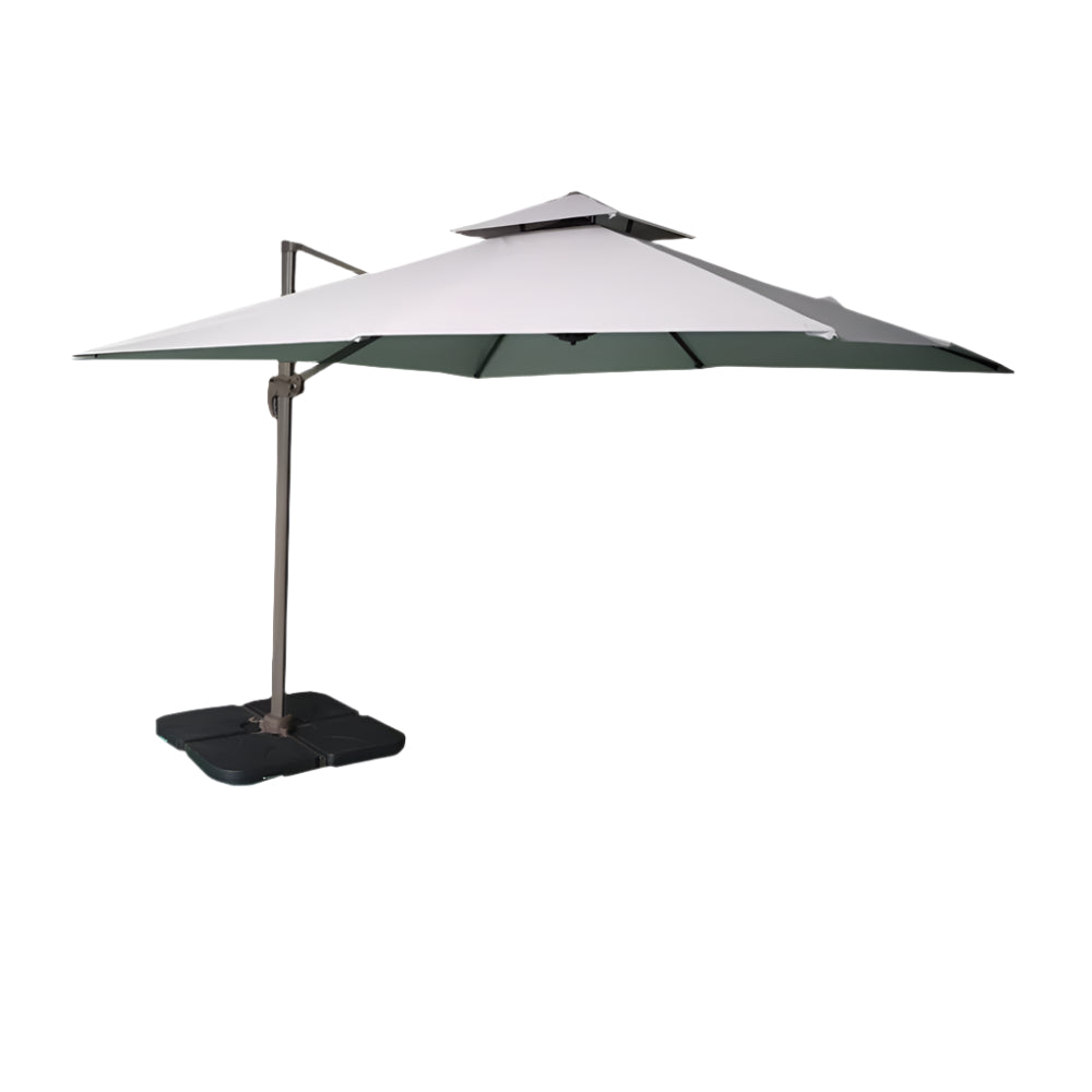 Light Grey 3 x 3 Meter Parasol And Base