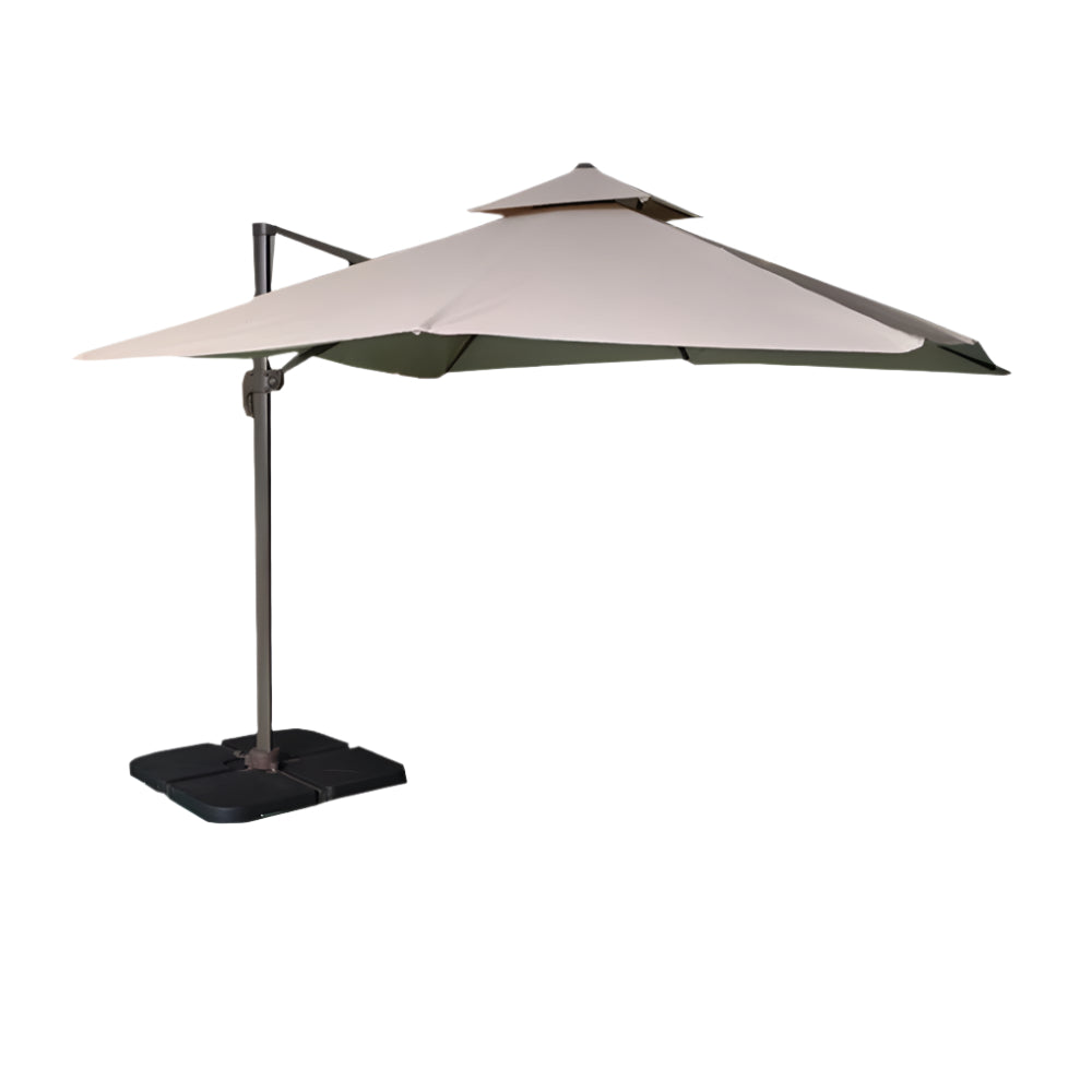 Med Grey 3 x 3 Meter Parasol And Base