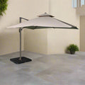 Med Grey 3 x 3 Meter Parasol And Base
