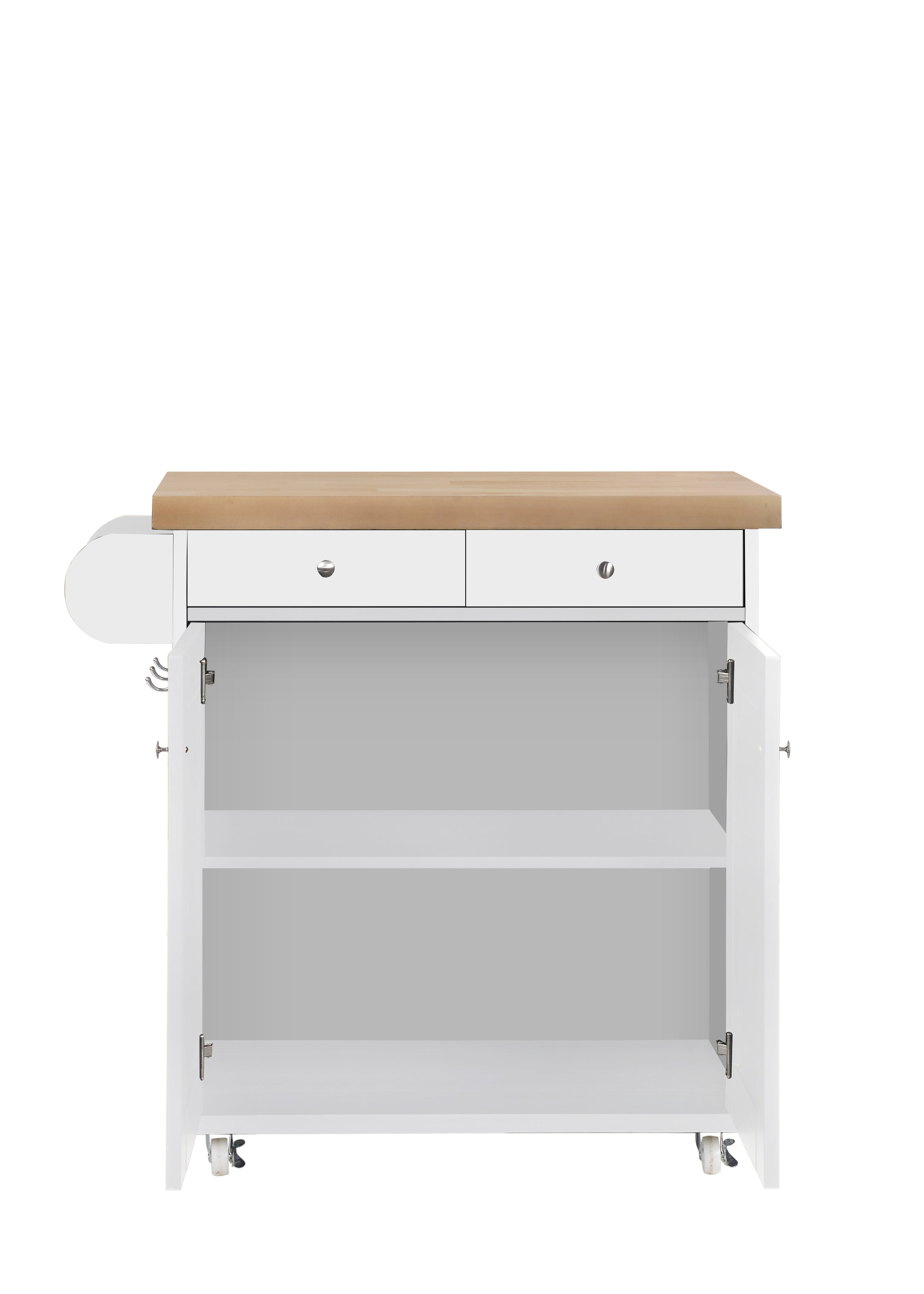 Portland Kitchen Island White