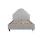 QUINCE LIGHT GREY DOUBLE BED