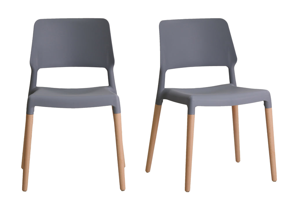 Riva Chair Grey (Set of 2)