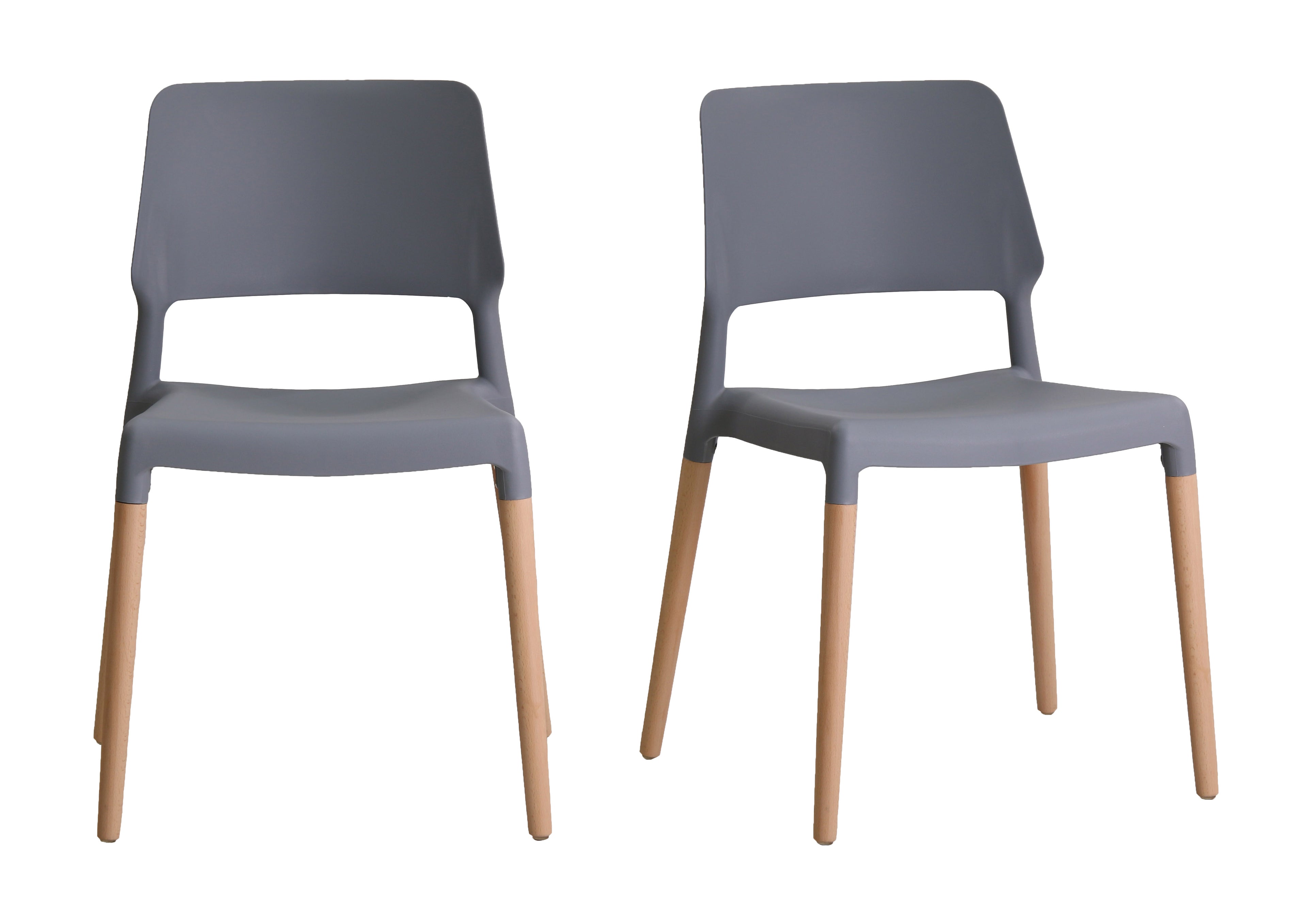 Riva Chair Grey (Set of 2)