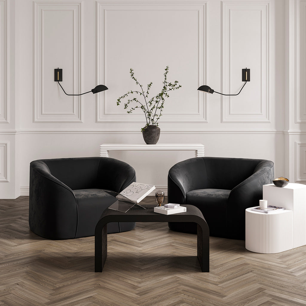 REED WHITE SIDE TABLE