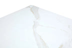 Rinato Dining Table Walnut & White With Sunset Cloud Vein