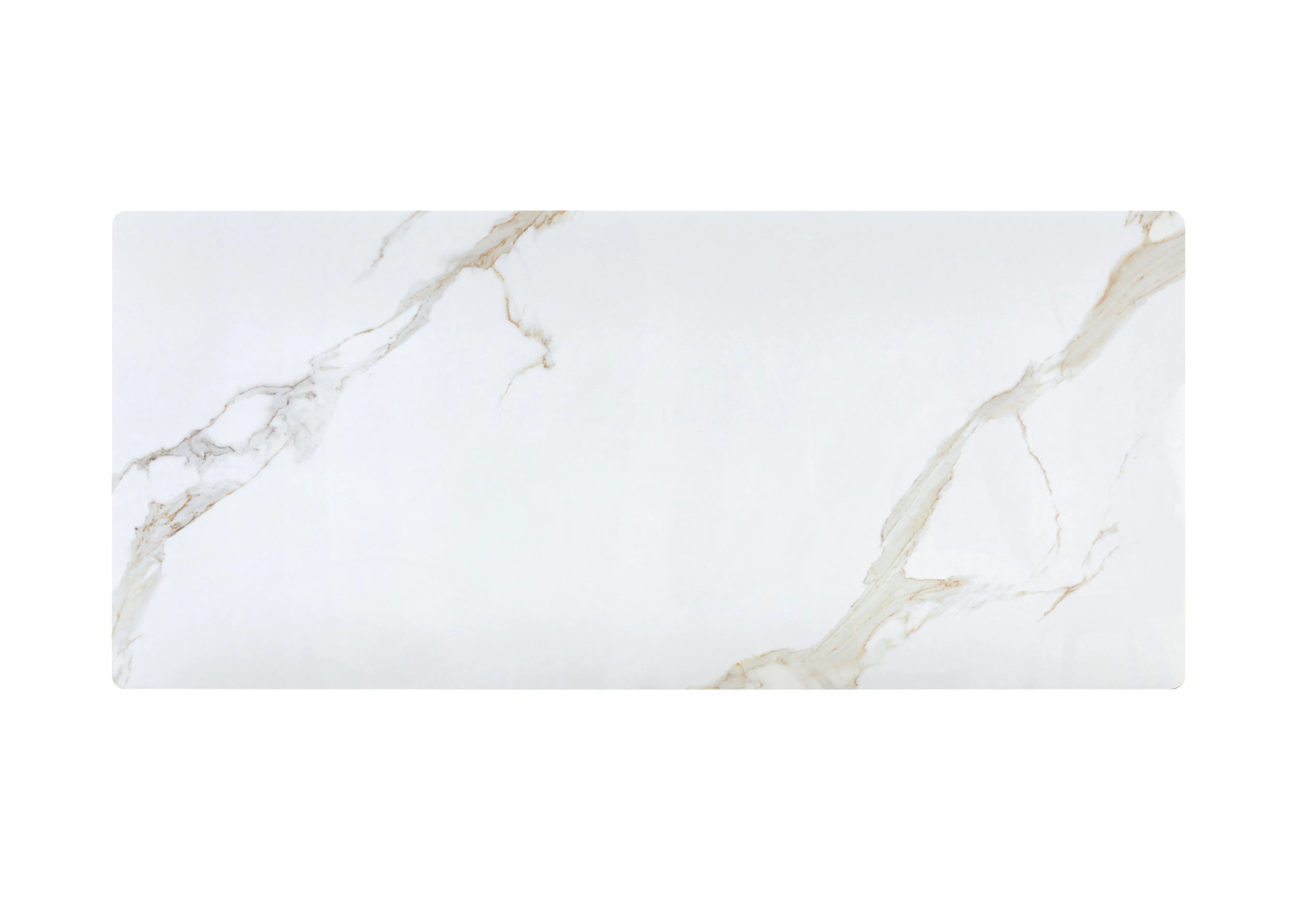 Rinato Dining Table Walnut & White With Sunset Cloud Vein