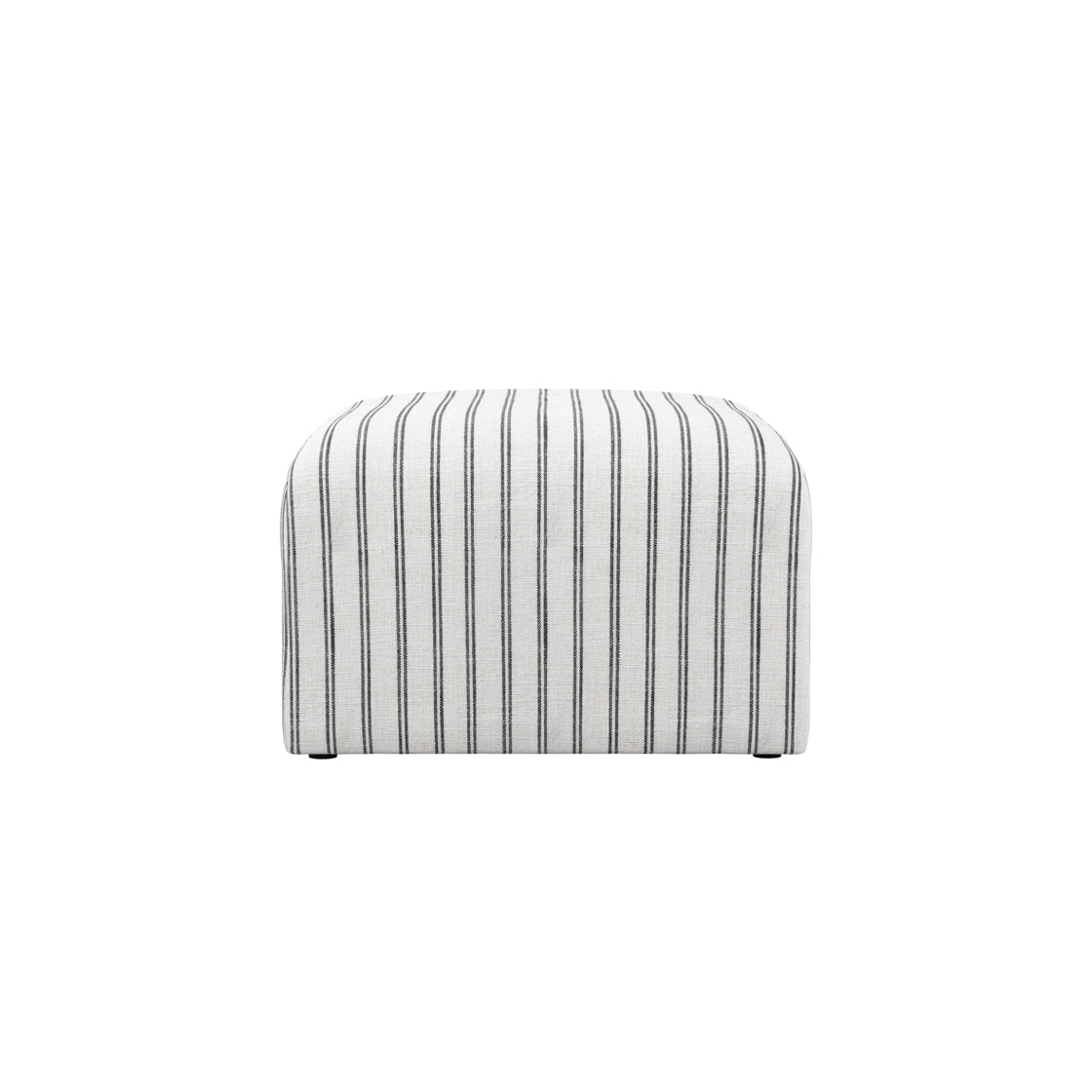 RYDER CHALK STRIPE POUFFE