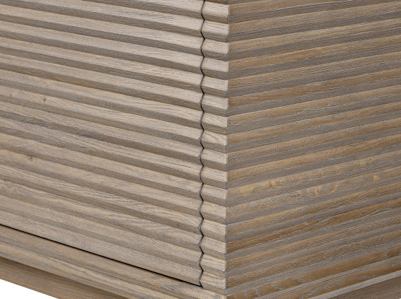 Oakham Ribbed Oak Sideboard