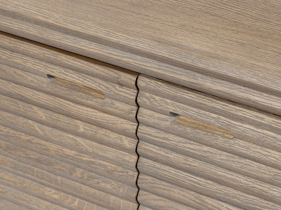 Oakham Ribbed Oak Sideboard