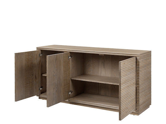 Oakham Ribbed Oak Sideboard